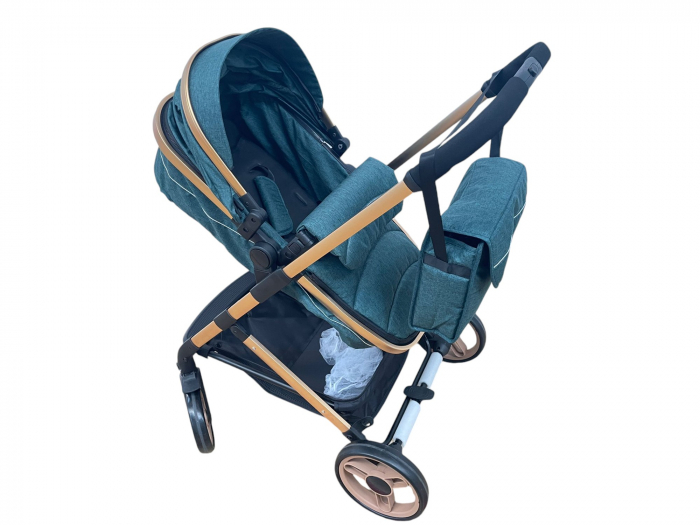 Carucior 2 in 1 transformabil landou-sport, 608 Verde [4]
