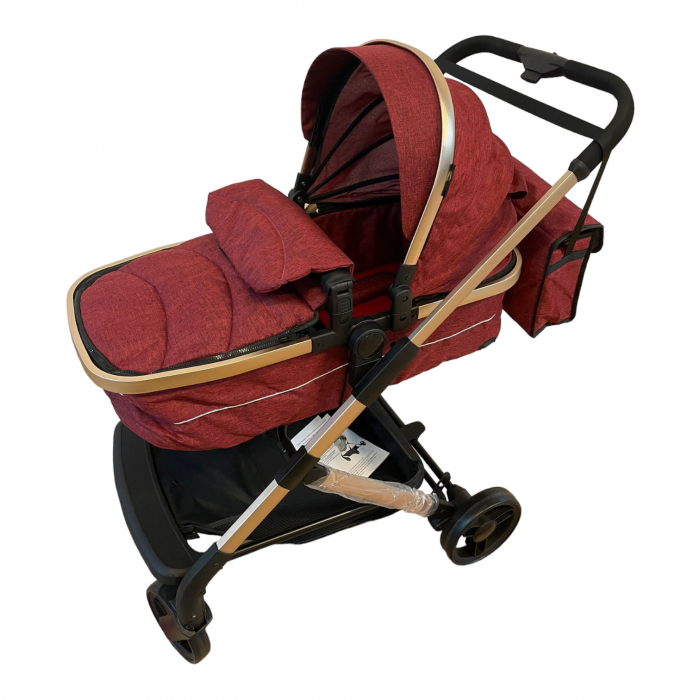 Carucior 2 in 1 transformabil landou-sport, 608 Rosu [3]