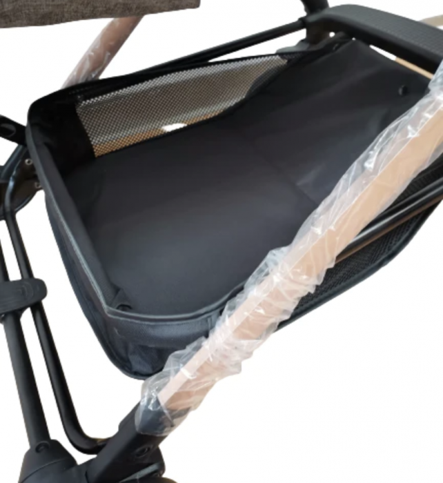 Carucior 3 in 1cu maner reversibil, transformabil landou-sport si scoica, 517 Crem [5]