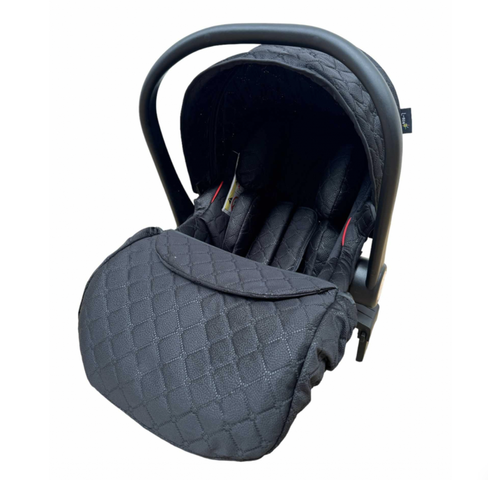 Carucior Multifunctional 3 in 1, F1 Negru Forma de Ou Reversibil cu Scoica [10]
