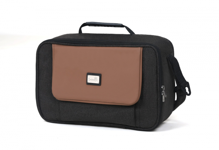 Carucior 3 in 1, G9 Luxury Negru, reversibil, cu suspensii [6]