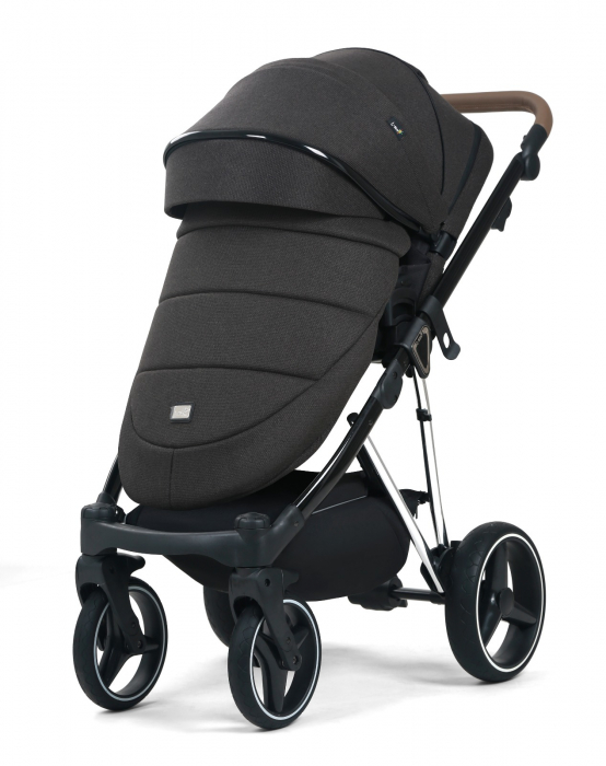 Carucior 3 in 1, G9 Luxury Negru, reversibil, cu suspensii [3]