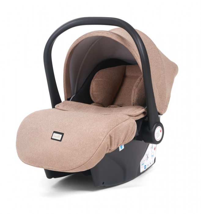 Carucior 3 in 1, G9 Luxury Crem, reversibil, cu suspensii [5]