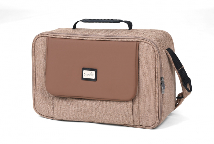 Carucior 3 in 1, G9 Luxury Crem, reversibil, cu suspensii [6]