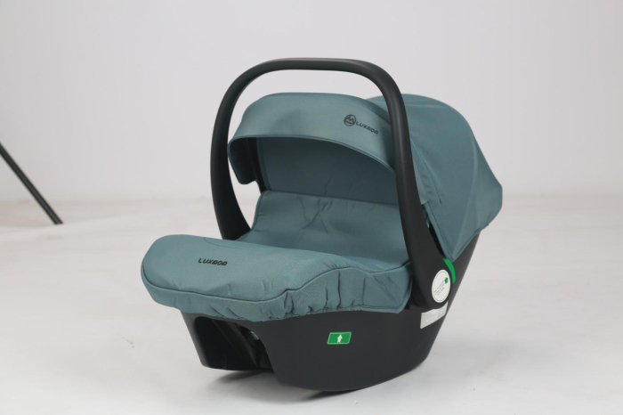 Carucior 3 in 1 Luxmom A4, Verde, Dublu Reversibil cu Scoica [7]