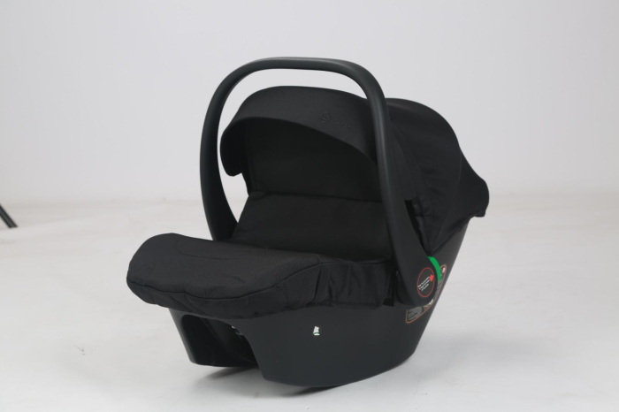 Carucior 3 in 1 Luxmom A4, Negru, Dublu Reversibil cu Scoica [7]