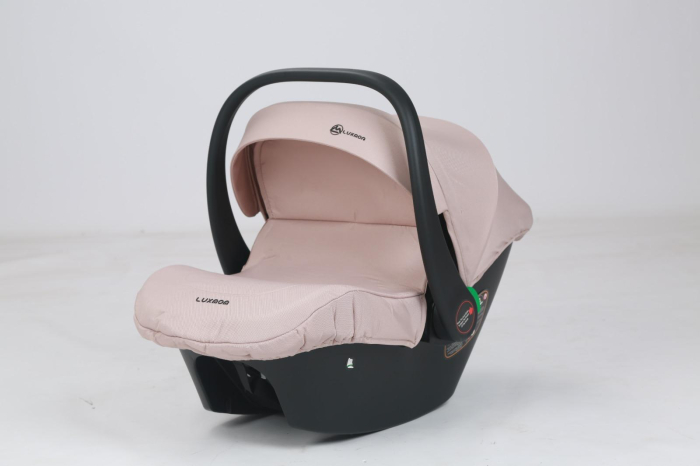 Carucior 3 in 1 Luxmom A4, Crem, Dublu Reversibil cu Scoica [7]