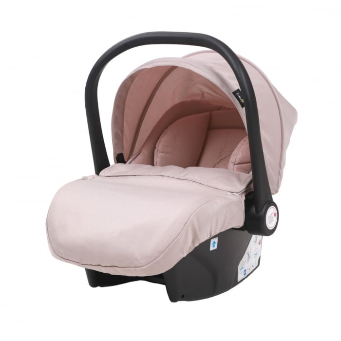 Carucior 3 in 1 reversibil, cu suspensii, cu scoica, parte sport transformabila in landou, T5 Crem [5]