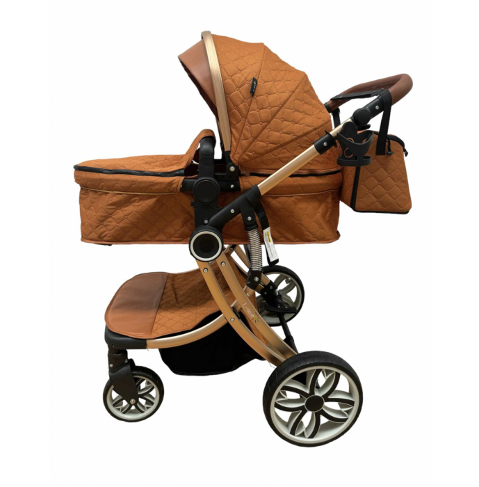 Carucior Multifunctional 3 in 1, F1 Cafea Forma de Ou Reversibil cu Scoica [8]