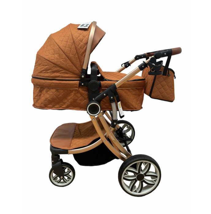 Carucior Multifunctional 3 in 1, F1 Cafea Forma de Ou Reversibil cu Scoica [2]