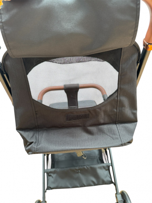 Carucior sport 002L, Gri, L-Sun, cu pliere rapida, suspensii si pozitie de somn [8]