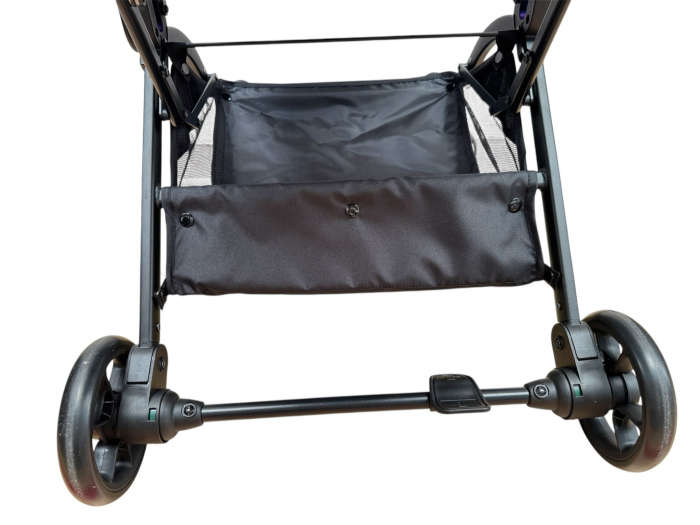 Carucior sport 002L, Albastru, L-Sun, cu pliere rapida, suspensii si pozitie de somn [8]