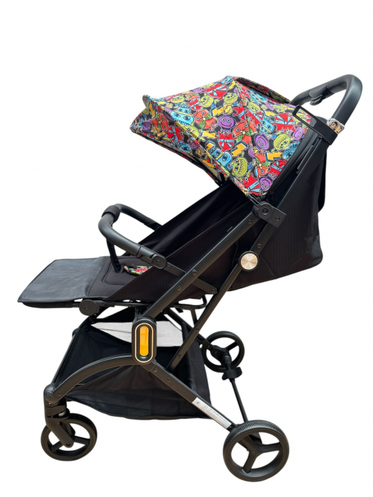 Carucior sport 002L, Multicolor, L-Sun, cu pliere rapida, suspensii si pozitie de somn [2]
