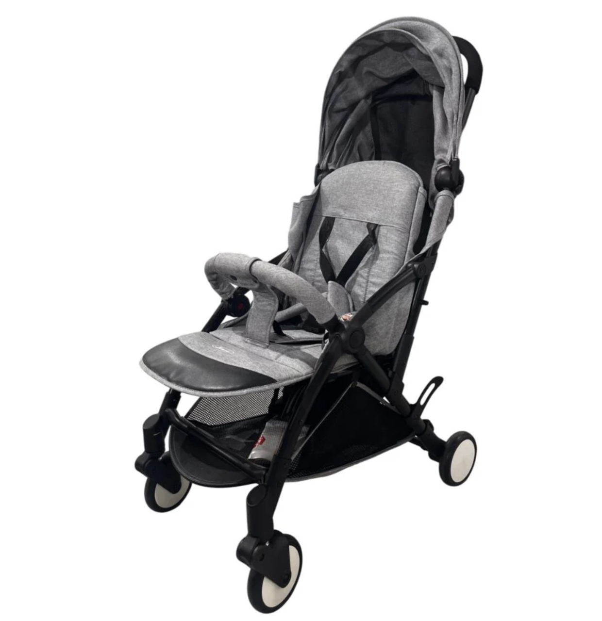 Carucior sport B508 gri, pliabil compact, 0-36 luni, 6.1 kg, reclinabil, cos depozitare [3]