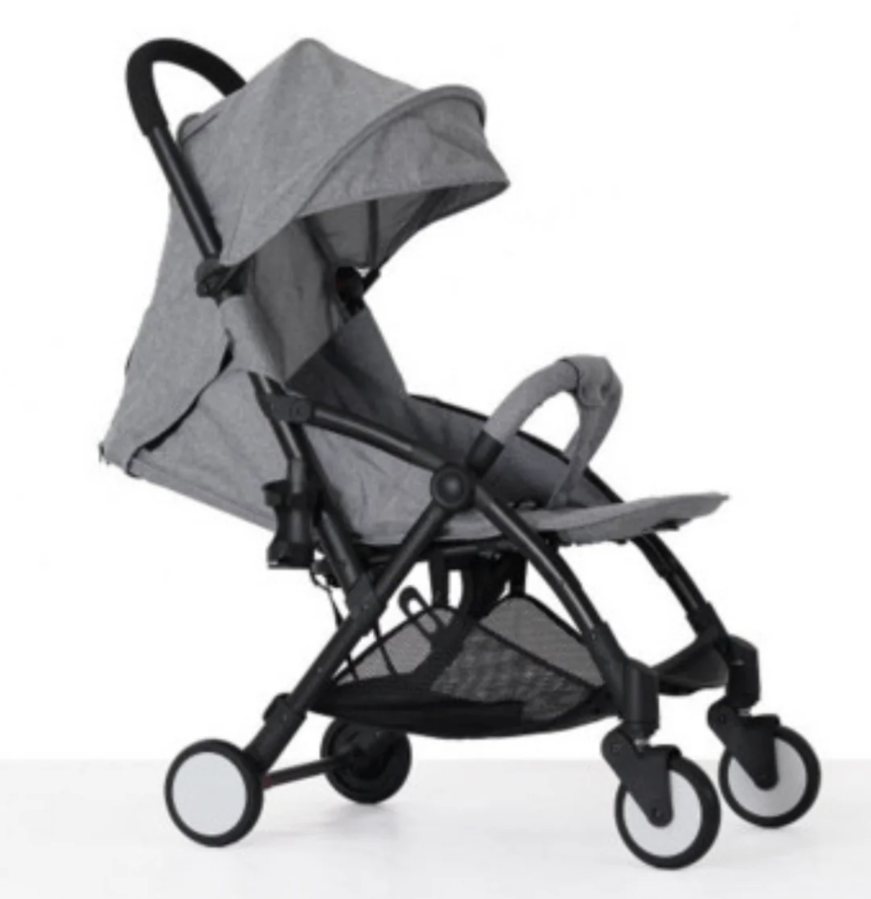 Carucior sport B508 gri, pliabil compact, 0-36 luni, 6.1 kg, reclinabil, cos depozitare [2]