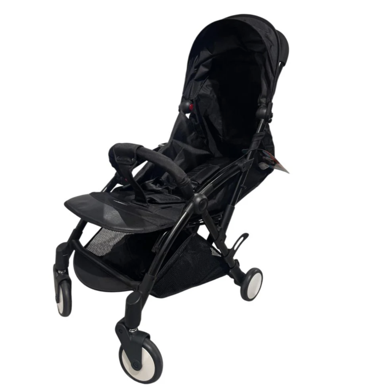 Carucior sport B508 negru, pliabil compact, 0-36 luni, 6.1 kg, reclinabil, cos depozitare [4]