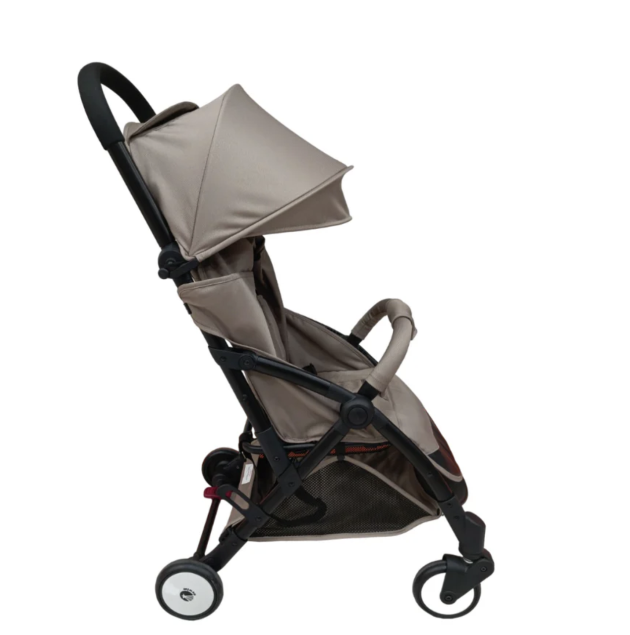 Carucior sport B508 crem, pliabil compact, 0-36 luni, 6.1 kg, reclinabil, cos depozitare - Copie [6]