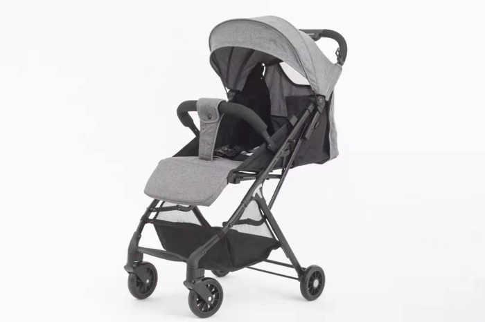 Carucior sport C5, gri, ultra usor, compact, cu sistem One Hand Folding si functie tip troller [2]