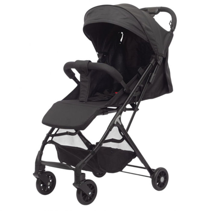 Carucior sport C5, negru, ultra usor, compact, cu sistem One Hand Folding si functie tip troller [1]