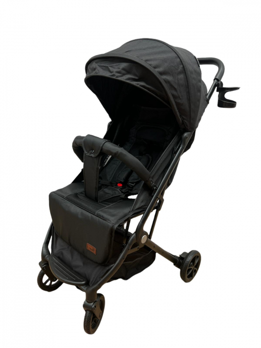 Carucior sport copii, pliere compacta pentru avion, cu sistem troller, c6 negru
