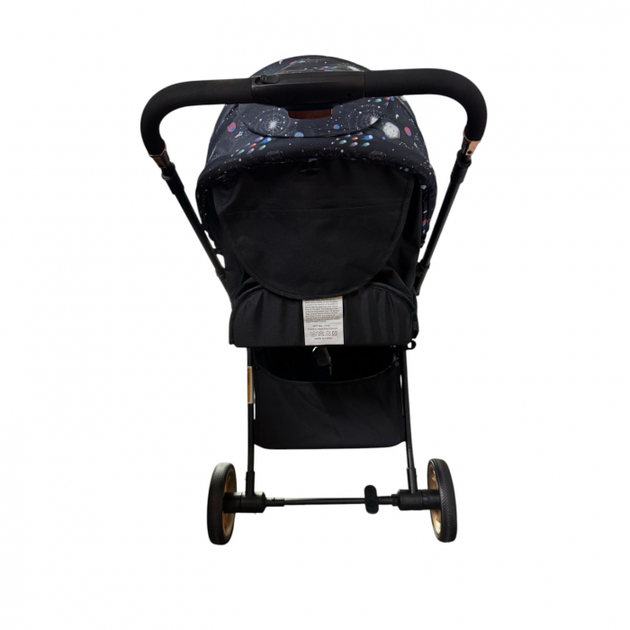 Carucior sport, cu maner reversibil, pliabil si troler, T700 For Angel, Negru cu imprimeu [25]