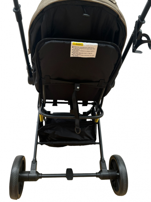 Carucior sport, cu maner reversibil, suspensii pe cadru, pliabil si troler, C1 Negru cu auriu [10]