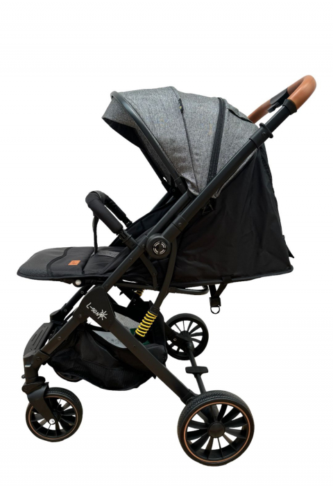 Carucior sport, cu maner reversibil, suspensii pe cadrul, pliabil, C1 Gri [4]
