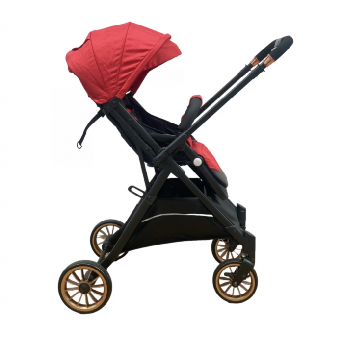 Carucior sport, cu maner reversibil, pliabil si troler, T700 For Angel, Rosu [6]