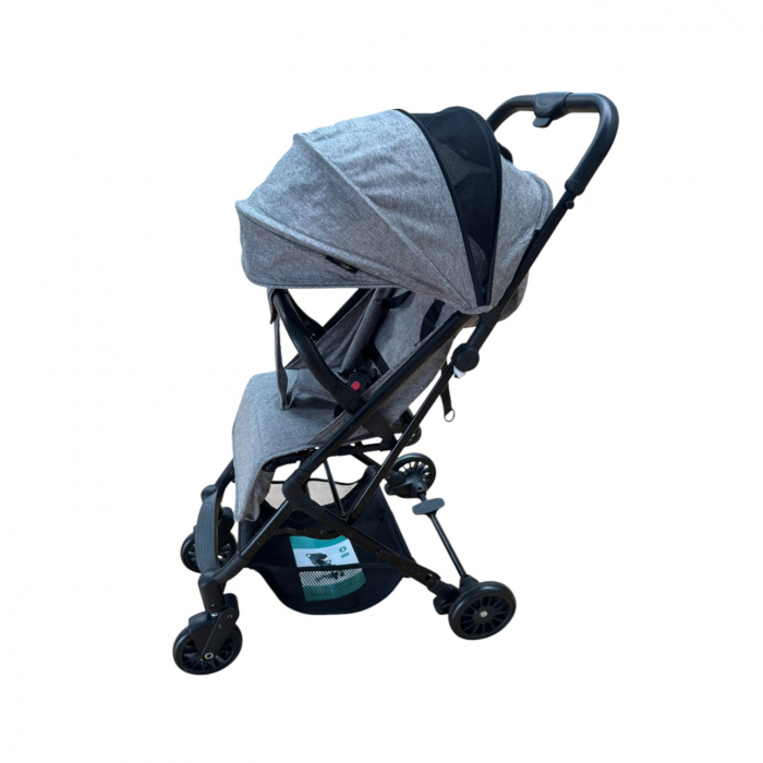 Carucior sport, cu suspensii, pliabil si troler, 309 Gri [6]