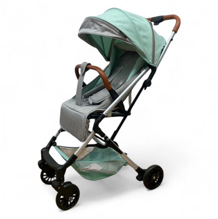 Carucior sport, cu suspensii, pliabil si troler, 309 Verde cu gri [2]