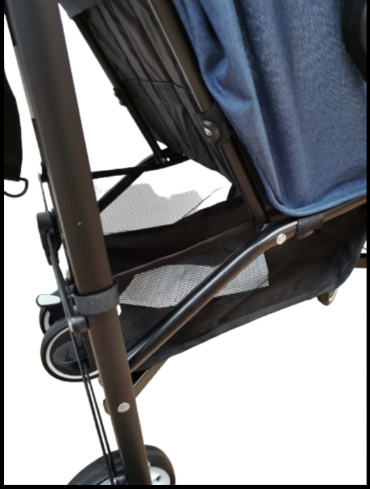 Carucior sport pliabil, roti duble, SageBaby S500 Rosu [6]