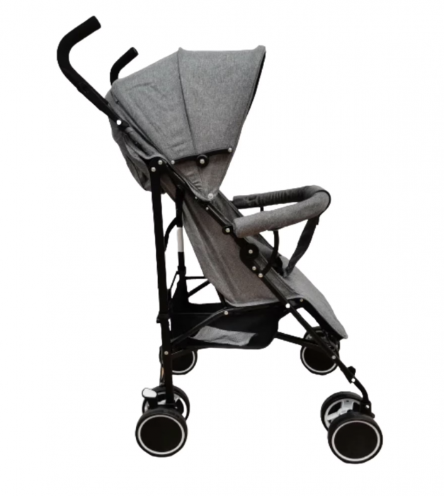 Carucior sport pliabil, roti duble, SageBaby S500 Gri [6]