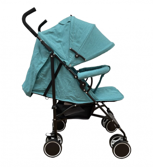 Carucior sport pliabil, roti duble, SageBaby S500 Turquoise [6]