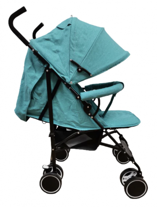 Carucior sport pliabil, roti duble, SageBaby S500 Turquoise [2]