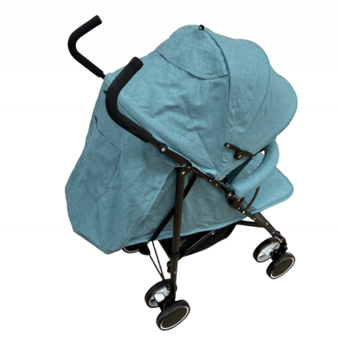 Carucior sport pliabil, roti duble, SageBaby S500 Turquoise [3]