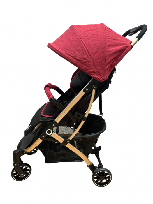 Carucior sport pliabil, tip troller, cu suspensii, 661 rosu [7]