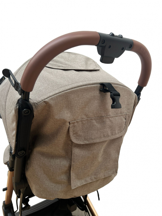 Carucior sport pliabil, tip troller, cu suspensii si husa picioare, C9 crem [14]
