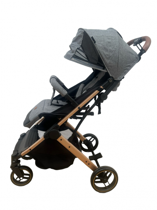 Carucior sport pliabil, tip troller, cu suspensii si husa picioare, C9 gri [3]