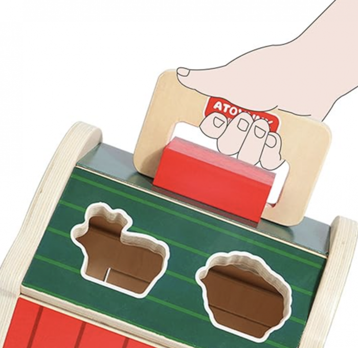 Casuta-geantuta cu maner, cu sortator Ferma Animalelor [6]