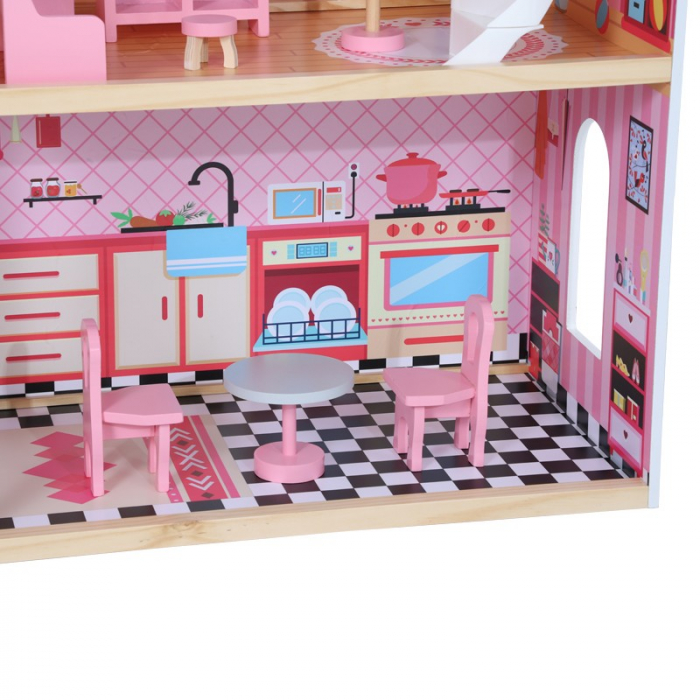 Casuta Gigant din lemn pentru papusi VIP Family Villa [5]