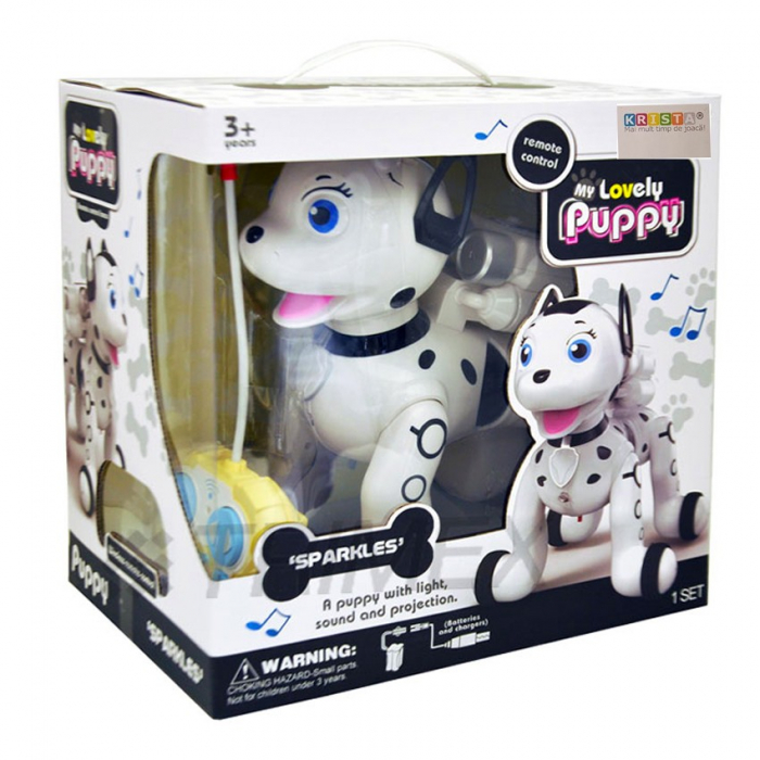 Catel robot cu telecomanda si 28 functii si sunete, Sparkle - Krista [5]