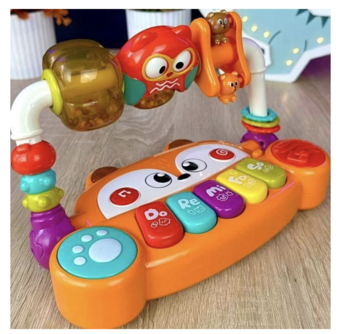 Centru de activitati interactiv Vulpita si Bufnita cu lumini si sunete, 12 luni+ [2]