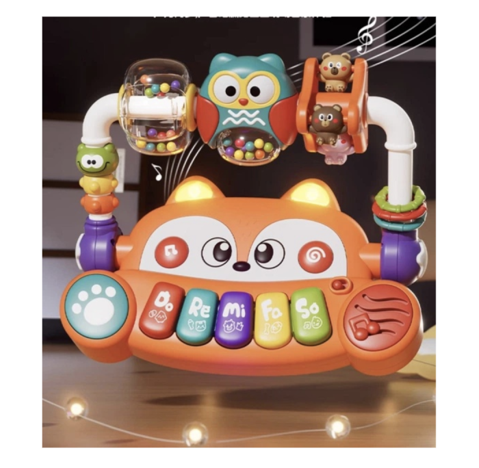 Centru de activitati interactiv Vulpita si Bufnita cu lumini si sunete, 12 luni+ [6]