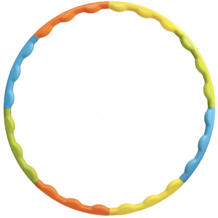 Cerc Hula Hoop Demontabil, 8 piese, 80 cm