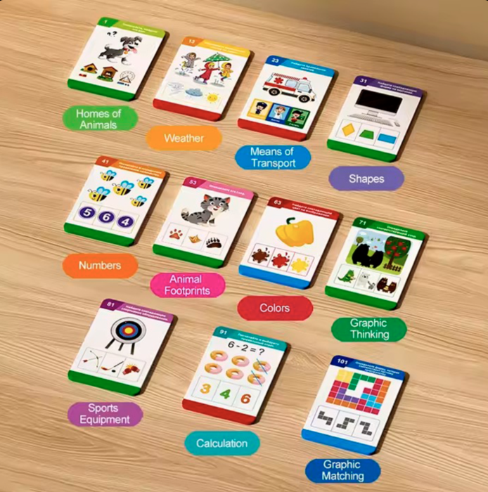 Cititor Interactiv de Carduri Educative Y-CARD Engleza, 55 Carduri [5]