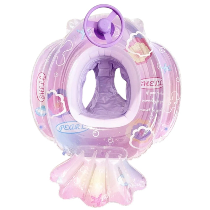 Colac copii cu chilotel, volan si scoica, 70 x 75 cm, 1–5 ani, PVC [3]