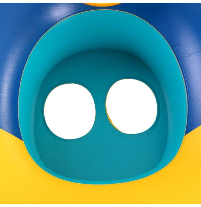 Colac gonflabil copii Masinuta cu volan si chilotel, PVC, 80 x 65 cm [3]