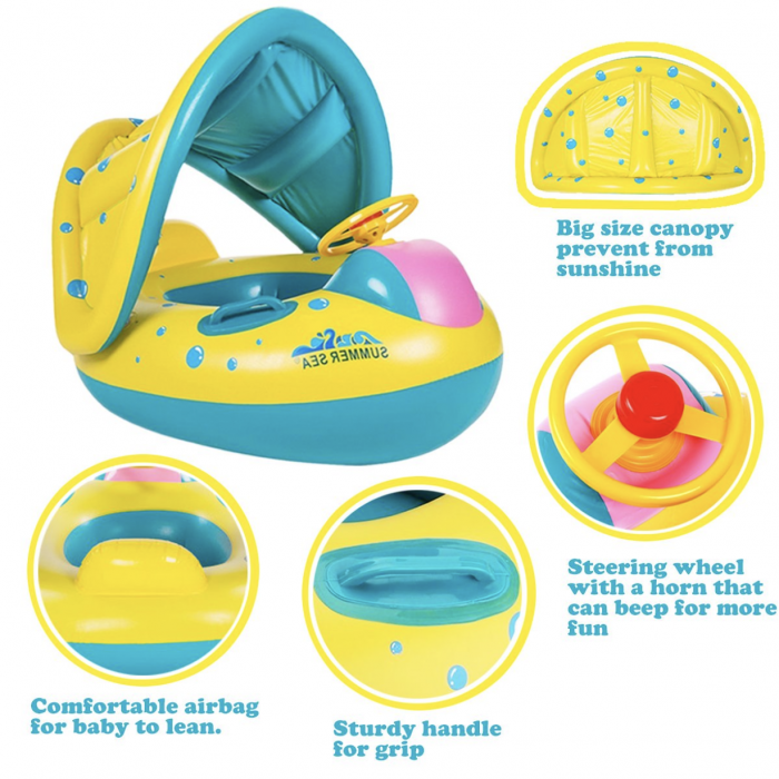Colac Inot Cu Protectie Solara Baby Swim [14]