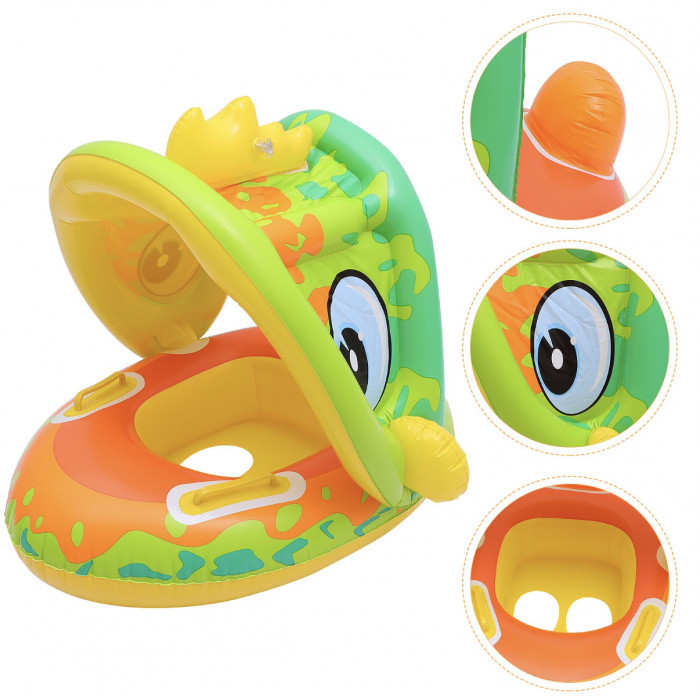 Colac inot cu protectie solara - Dinozaurul galben [2]