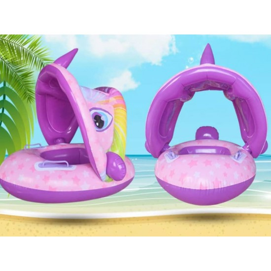 Colac inot cu protectie solara - Unicornul roz [4]